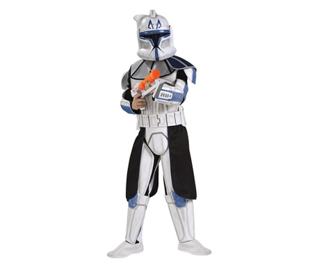 Costum Deluxe Star Wars Clone Trooper Captain Rex pentru copii 3-4 ani 100-110 cm