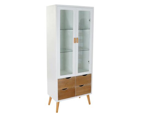 Витрина DKD Home Decor Кристал MDF (70 x 40 x 180 cm)