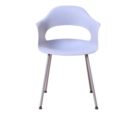 Стол DKD Home Decor Метал Светло сив Полипропилен (PP) (57 x 54 x 80 cm)