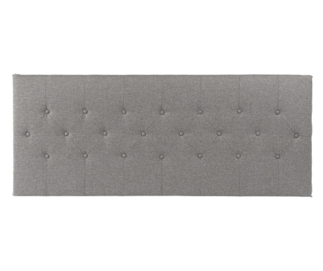 Табла за легло DKD Home Decor Сив полиестер каучук (160 x 7 x 65 cm)