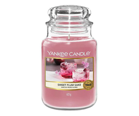 Свещ Yankee Candle Sweet Plum Sake голям буркан