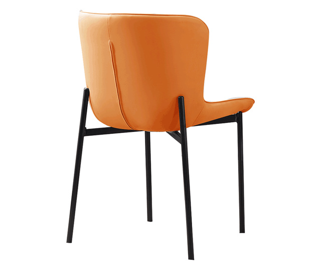 Stolica presvučena ekološkom kožom Adiana 48x45x82 cm