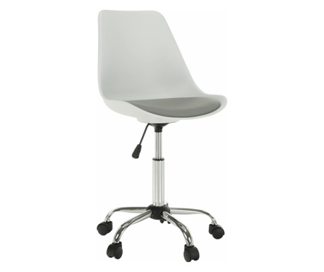 Darisa fehér szürke irodai szék 48x55x87 cm