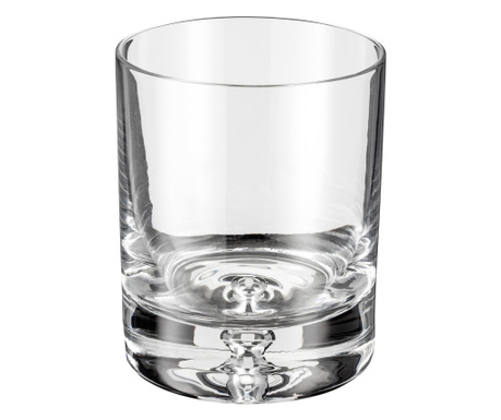 4 darabos készlet Judge whisky tálaló pohár, üveg, 8x10 cm, átlátszó