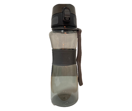 Excellent Houseware sport palack, műanyag, 26x8 cm, fekete