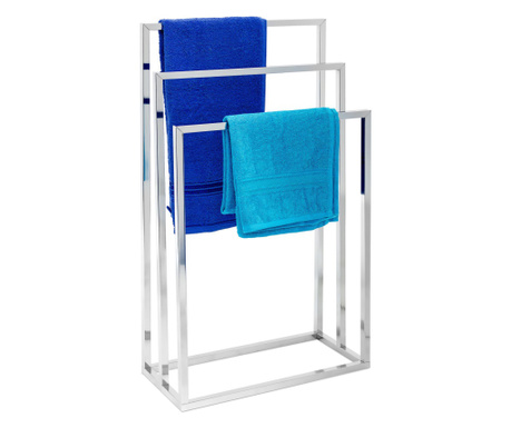Suport prosoape tip stand, Relaxdays, otel, 82,5 x 46 x 21 cm