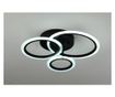 Lustra LED RFAN, Model K001-3, cu Telecomanda, 3 Tipuri de Lumina, Intensitate Reglabila, 66W, Negru