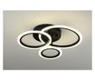 Lustra LED RFAN, Model K001-3, cu Telecomanda, 3 Tipuri de Lumina, Intensitate Reglabila, 66W, Negru