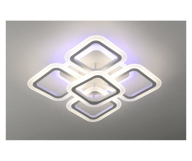 Lustra LED RFAN, Model M20/4+1RGB, cu Telecomanda, 3 Tipuri de Lumina ...