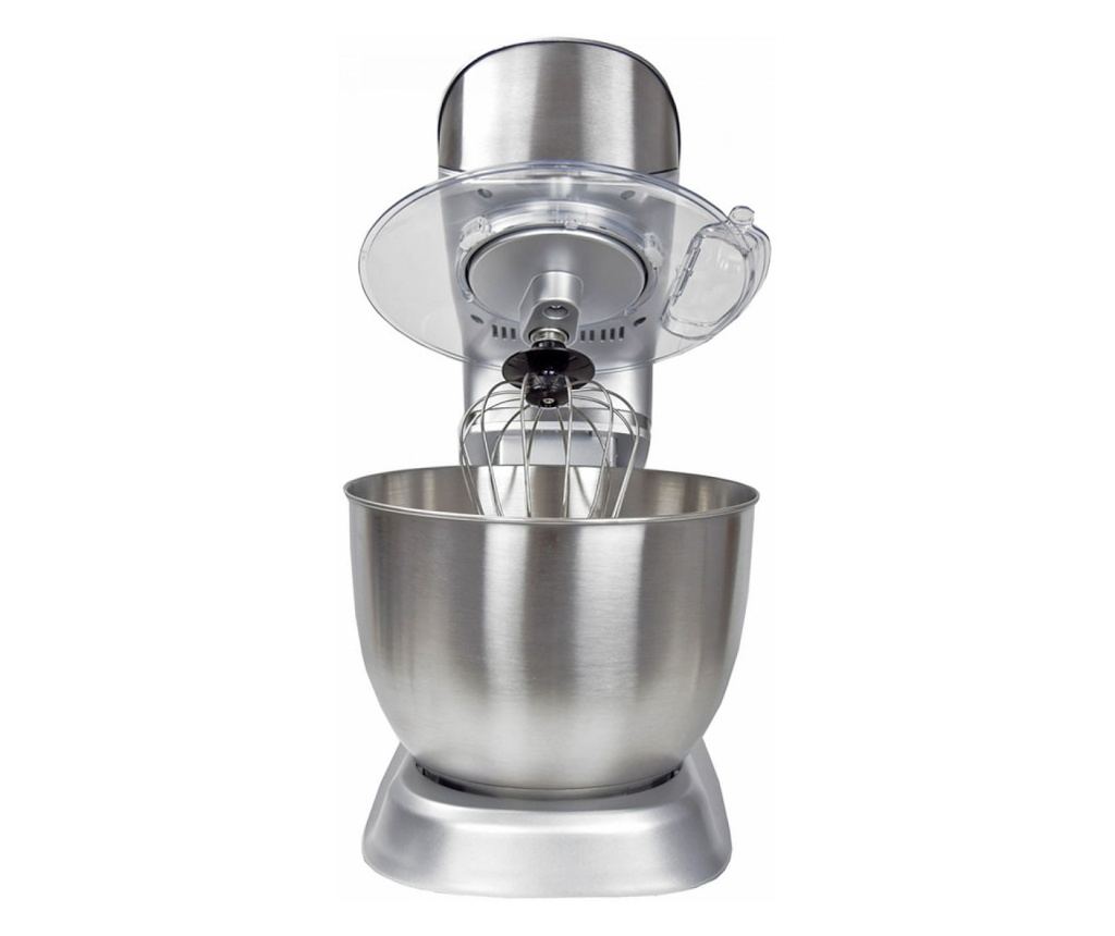 Mixer planetar, cupa inox Royalty Line RL-PKM1900.7, 1900W, 6.5 litri, 6 trepte de viteza + Pulse, Accesorii, Argintiu - 3