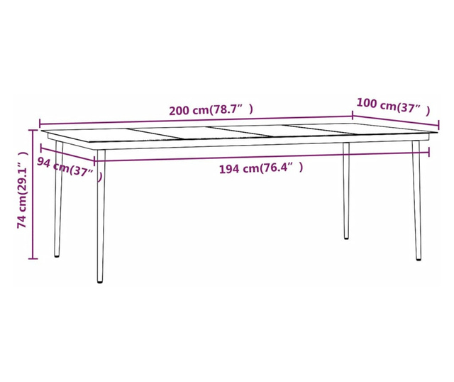 Set mobilier de grădină cu perne, 7 piese, maro și negru