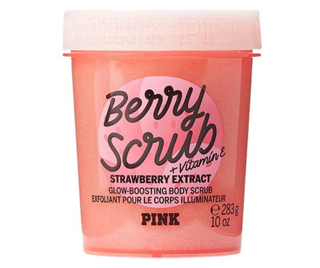 Scrub exfoliant, Berry, PINK, Victoria's Secret, 283g