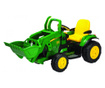 Tractor electric Peg Perego JD Ground Loader, 12V, 3 ani+, Verde / Galben