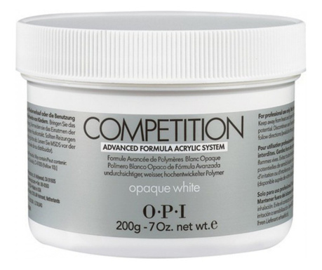 Pudra acrylica OPI Competition Opaque White, 200gr