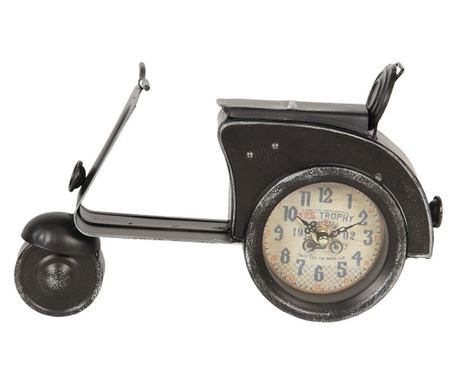 Scooter crni stolni sat 32x8x19 cm