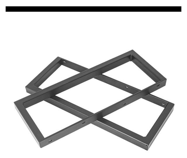 Set 2 picioare Stil Scandinav Slim - noptiera & comoda , 18 cm H x 45 cm L ,  Vopsire in camp electrostic, Finisaje Premium , Ba