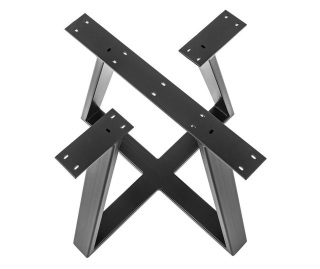 Set Picior Masa Rotunda Central, Stil Scandinav Trapez,72 cm H x 60 cm L ,  Vopsire in camp electrostic, Finisaje Premium, Balus