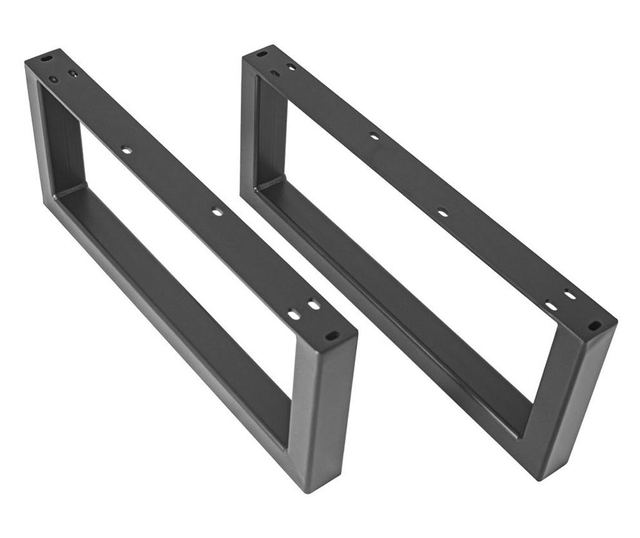 Set 2 picioare Stil Scandinav noptiera & comoda ,18 cm H x 45 cm L, Vopsire in camp electrostic, Finisaje Premium , BalustradeTM