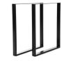 Set 2 picioare masa stil scandinav,72 cm H x 50 cm L , Profil Lat , Vopsire in camp electrostic, FInisaje Premium , BalustradeTM