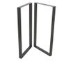 Set 2 picioare Masa Bar stil scandinav,100 cm H x 40 cm L, Profil Lat, Vopsire in camp electrostic, Finisaje Premium, Balustrade