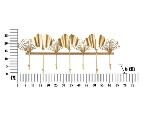 Stenski obešalnik 7 listov cm 66,2x6x26,3