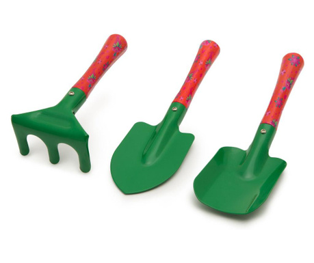 Set de unelte de grădină pentru copii - 3 bucăți