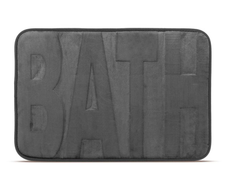 Covoraș de ieșire din baie - "BATH" - gri - 60 x 40 cm