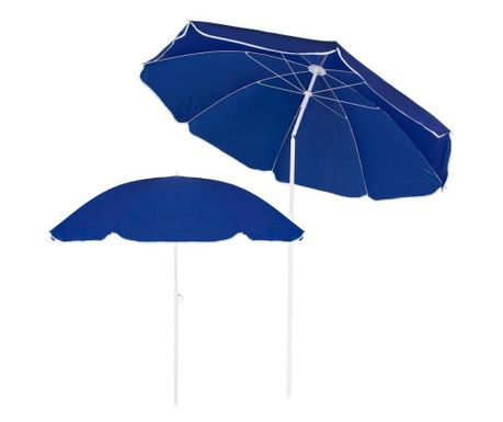 Sklopivi suncobran za plažu, Sersimo BU022, 180 cm, tamnoplavi