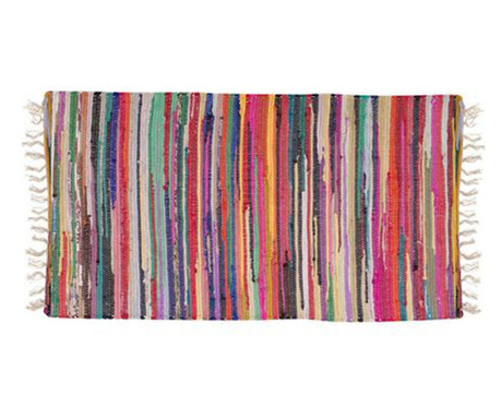 Covor decorativ traditional tesut "Etno", multicolor, 50x80 cm