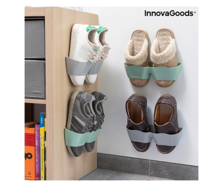 Лепящи се Поставки за Обувки Shohold InnovaGoods Опаковка от 4 единици