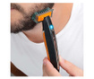 Безжична машинка за бръснене 3в1 InnovaGoods, Бръснене|оформяне|подкъсяване, 3 накрайника, Включен USB кабел, Черен
