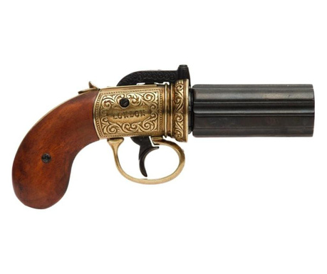 Декоративен Револвер с 6 дула, 22.5 см