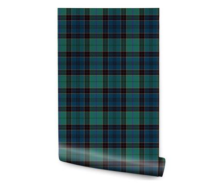 Fleece Wallpaper Scottish Plaid Bedroom Living Room 1000x53cm
