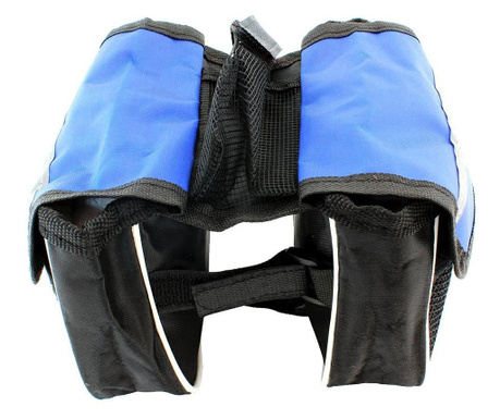 Черно-синя чанта за рамка за велосипед mct-rw1a