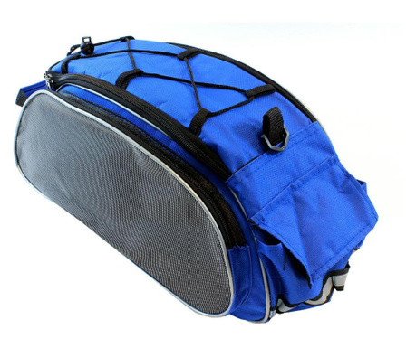 Синя транспортна чанта за багажник за велосипед mct-rw2b