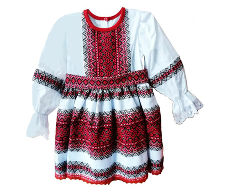 Ania Tradycyjna sukienka dla dziewczynek 3 lata
