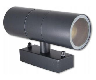 Aplica ﻿corp iluminat exterior arhitectural fatadelor 2x gu10 35w gri﻿
