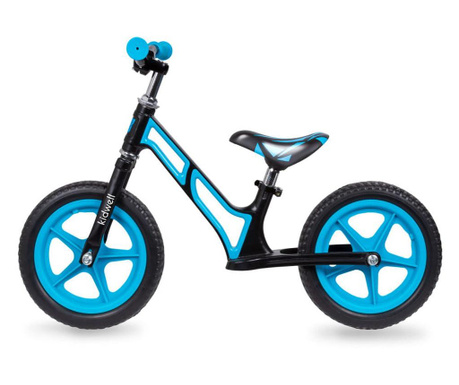 Детско колело без педали KIDWELL COMET, черен/син цвят