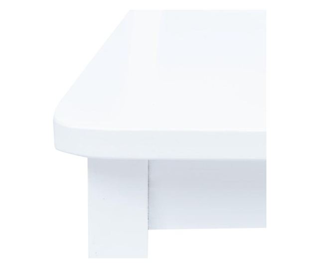 Zestaw mebli kuchennych, 5 części, biały, drewno masywne hevea