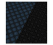 Folie solară plutitoare piscină, negru/albastru, 732x366 cm, PE