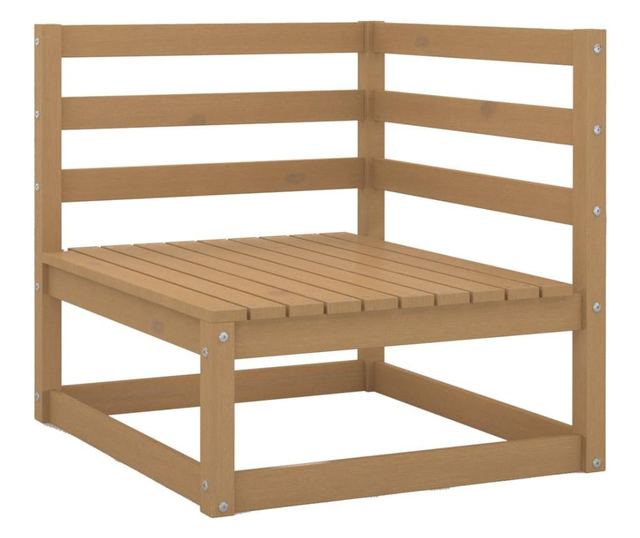 Set vrtne garniture, 9 komada, boja meda, masivno drvo bora