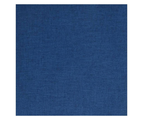 Scaune de bucătărie pivotante, 4 buc., albastru, textil