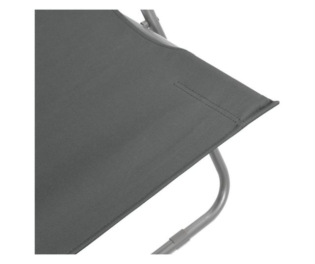 Sklopive stolice za plažu 2 kom čelik i tkanina Oxford sive