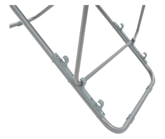 Sklopive stolice za plažu 2 kom čelik i tkanina Oxford sive