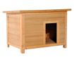 Pawhut Cusca Pentru Caini Impermeabila Pentru Extern Din Lemn De Brad, 85x58x58cm