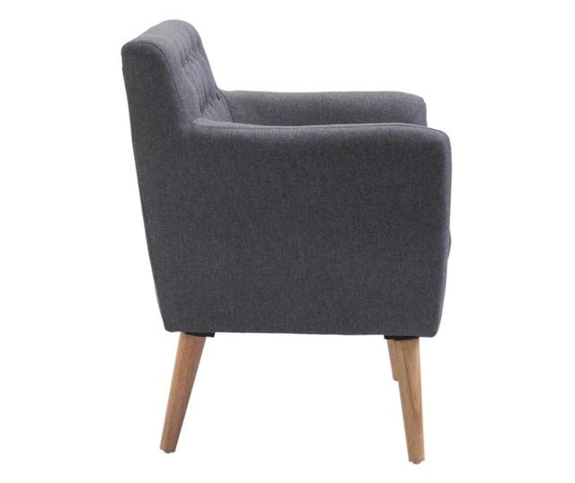 Homcom Scaun Fotoliu De Design Dormitor Salon Moderna Gri