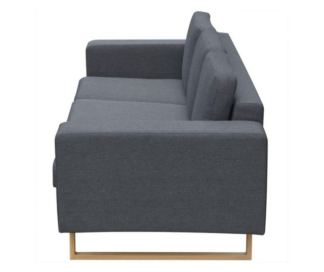 Canapea pentru 3 persoane Gri inchis