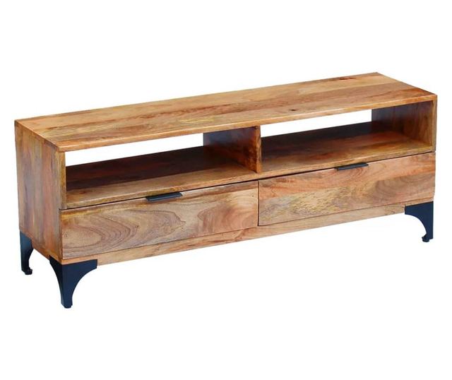 TV Komoda od Masivnog Mango Drveta 120x35x45 cm