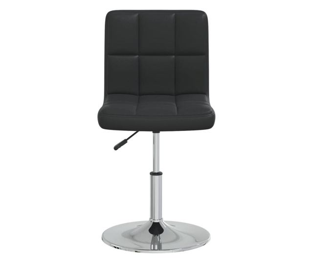 Kuhinjske stolice, 4 kom, crne, umjetna koža