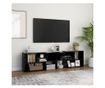 TV ormarić crni 149 x 30 x 52 cm od iverice